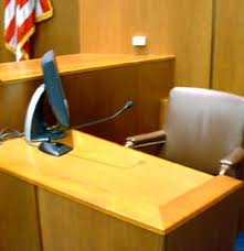 witness stand