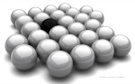 just-one-black-ball-background